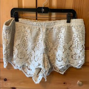 Express crochet shorts
